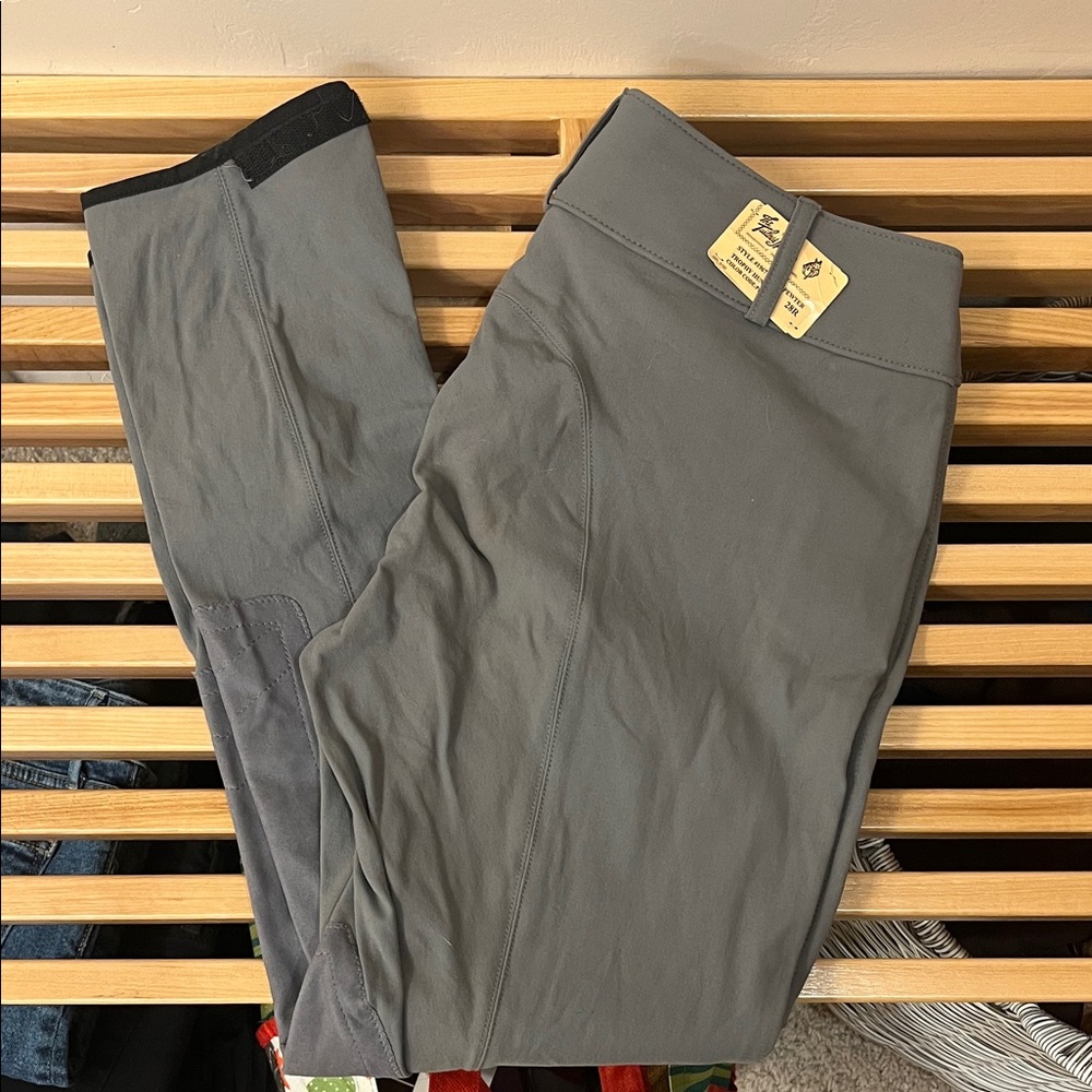 The Tailored Sportsman Kids Grey Riding Leggings